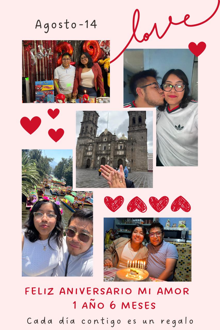 Collage de Marco y Lupita